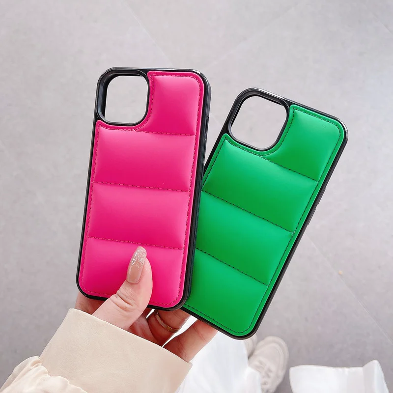 2022 Down Jacket Phone Case Suitable For IPhone 13 12 11 Pro Max Phone Case Protective Cover For IPhone Fashionable Phone Case
2022 Down Jacket Phone Case Suitable For IPhone 13 12 11 Pro Max Phone Case Protective Cover For IPhone Fashionable Phone Case