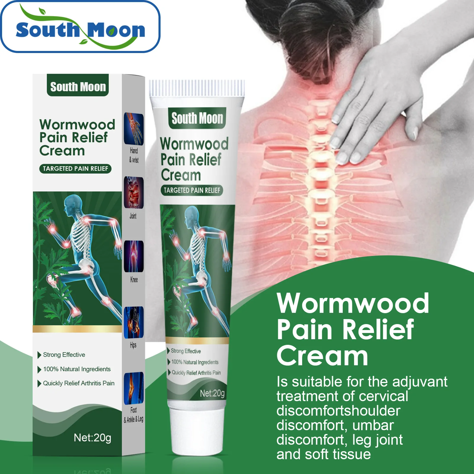 Pain Relief Cream For Back And Knee Pain Body Care Cream Chinese Herbal Ingredients Joint Pain Relief Cream 20g Wholesale
Pain Relief Cream For Back And Knee Pain Body Care Cream Chinese Herbal Ingredients Joint Pain Relief Cream 20g Wholesale