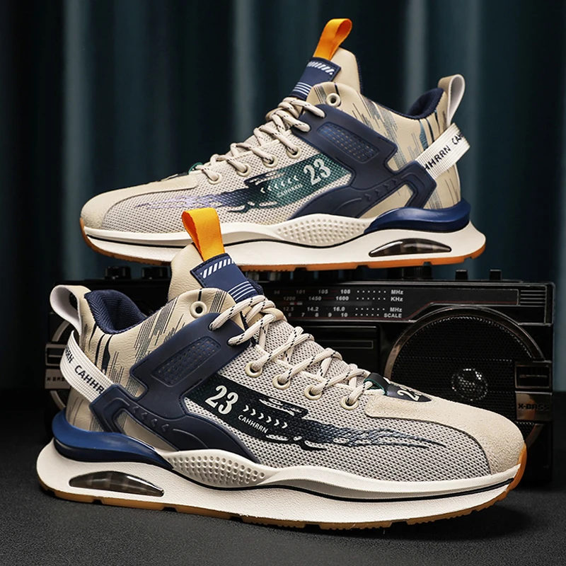 Men Sports Shoes High Top Male Sneakers Casual Mesh Leather Platform Four Seasons Outdoor Walking Designer Luxury Tennis Shoes
Men Sports Shoes High Top Male Sneakers Casual Mesh Leather Platform Four Seasons Outdoor Walking Designer Luxury Tennis Shoes