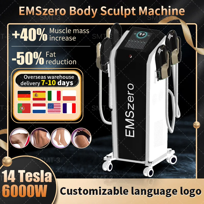 

14 Tesla DLS-EMSLIM Neo Slimming Machine 6000W 2023 Emszero Hiemt Nova Body Sculpt EMS Pelvic Floor Muscle Stimulate Equip