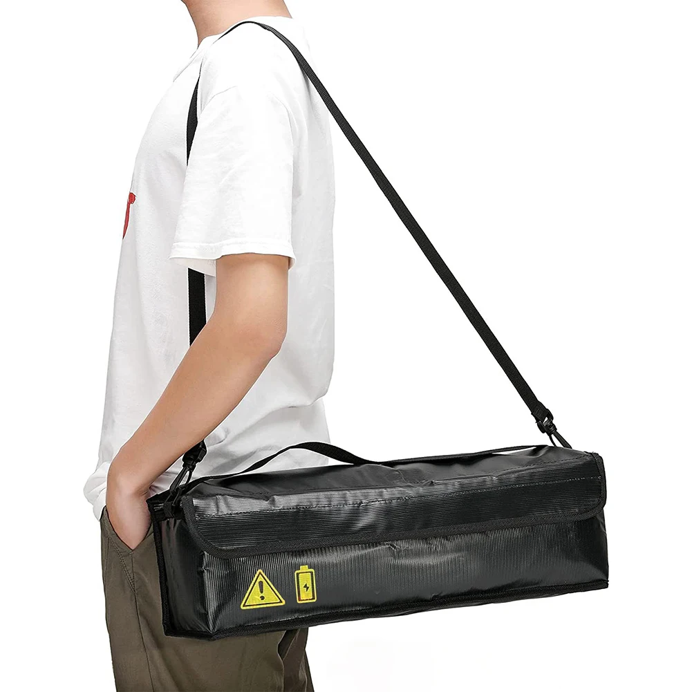 49*15*15CM Portable Fireproof Storage Bag For Ebike Battery Flame Retardant Bags For Lithium Battery Black Explosion-proof Bag
49*15*15CM Portable Fireproof Storage Bag For Ebike Battery Flame Retardant Bags For Lithium Battery Black Explosion-proof Bag