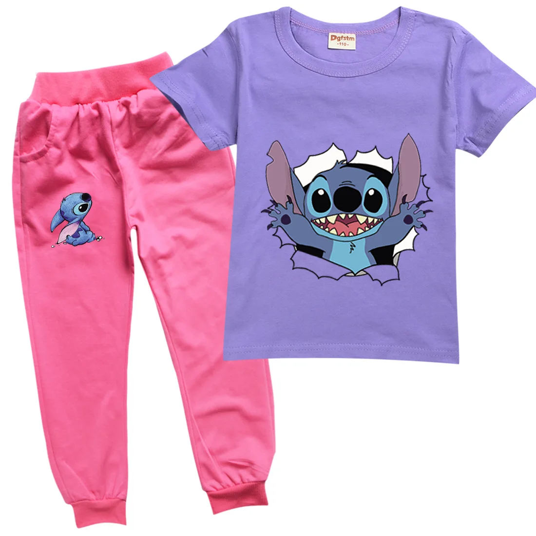 Toddler Girls Boys Summer Dress Stitch T-Shirt + Pants Cartoon Sportswear Children's Cotton Casual Clothes 2 Piece Set 2-15Y
Toddler Girls Boys Summer Dress Stitch T-Shirt + Pants Cartoon Sportswear Children's Cotton Casual Clothes 2 Piece Set 2-15Y