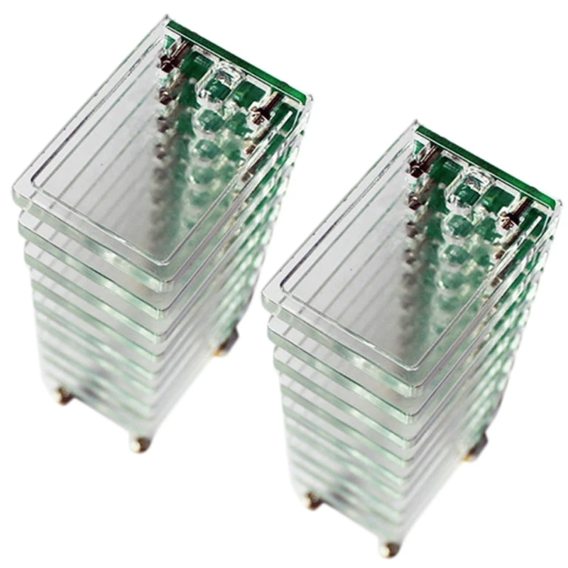 2X DIY VU Meter 10 Level Column Light LED Professional Electronic Crystal Sound Control Music Spectrum For Home Theater
2X DIY VU Meter 10 Level Column Light LED Professional Electronic Crystal Sound Control Music Spectrum For Home Theater