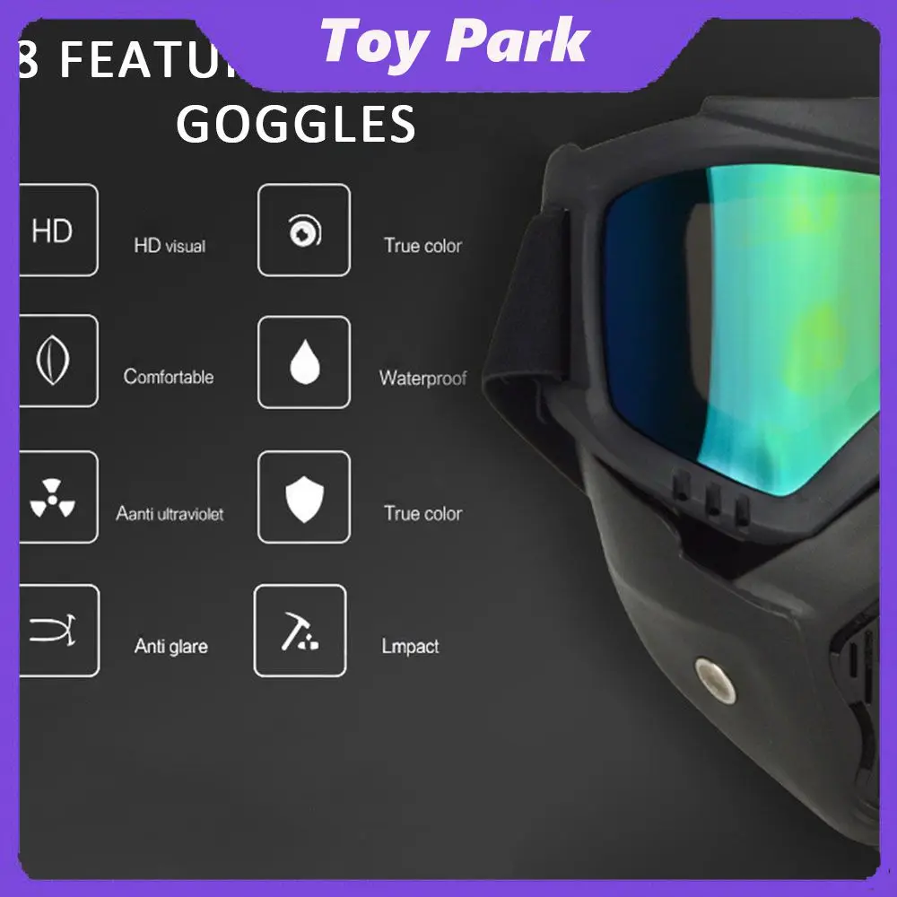 Tactical Airsoft Field Hunting Ski Snowboard Mask Motocross Protective Glasses Anti-fog Skiing Goggles Modular Goggles Windproof
Tactical Airsoft Field Hunting Ski Snowboard Mask Motocross Protective Glasses Anti-fog Skiing Goggles Modular Goggles Windproof