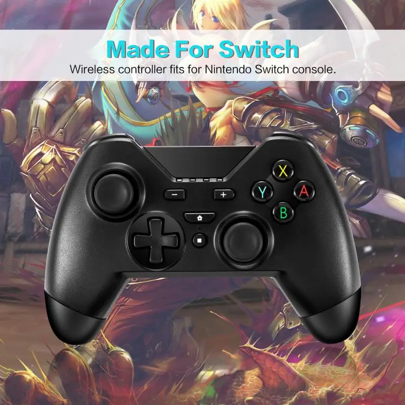Игровой контроллер для ПК, геймпад для игр, эргономичный, с гироскопом и двойным электродвигателем, подходит для переключения игр
Игровой контроллер для ПК, геймпад для игр, эргономичный, с гироскопом и двойным электродвигателем, подходит для переключения игр