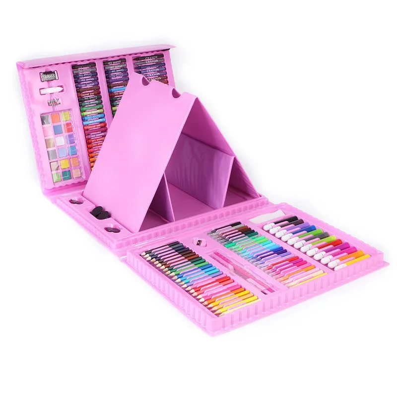 208PCS Children Art Painting Set Watercolor Pencil Crayon Water Pen with Sketchpad Doodle Supplies Kids Educational Toys Gift
208PCS Children Art Painting Set Watercolor Pencil Crayon Water Pen with Sketchpad Doodle Supplies Kids Educational Toys Gift