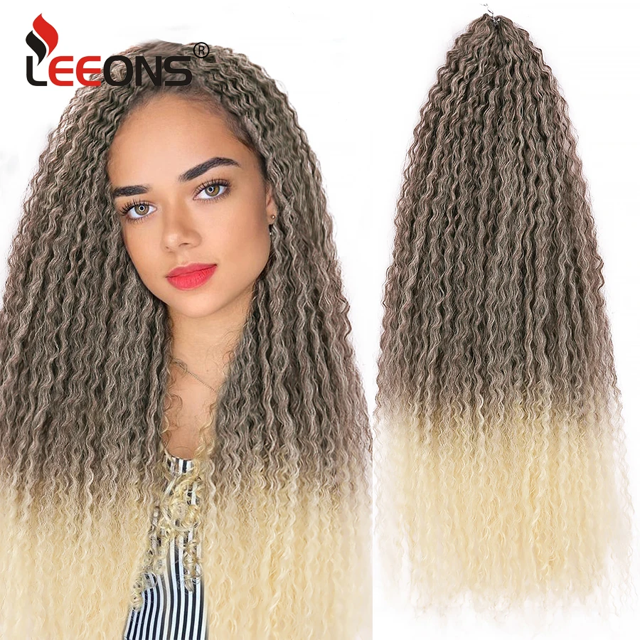 Synthetic Curly Crochet Hair 3Packs Water Wave Crochet Hair For Women Long 28Inch Kinky Curly Crochet Braids Hair Extensions 
Synthetic Curly Crochet Hair 3Packs Water Wave Crochet Hair For Women Long 28Inch Kinky Curly Crochet Braids Hair Extensions