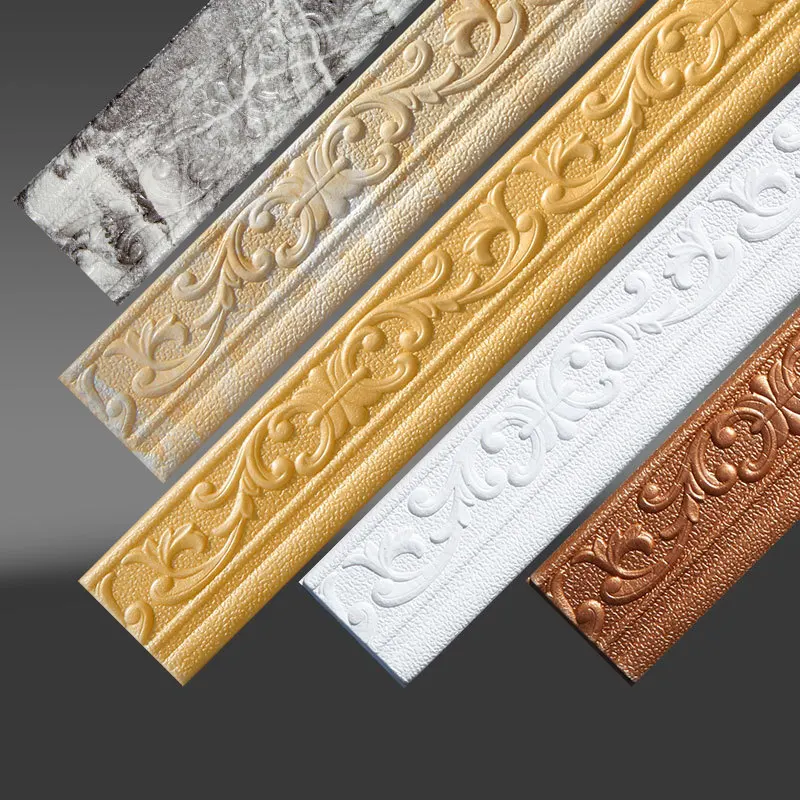 10M/Roll Self Adhesive 3D Wall Trim Line Skirting Border Waterproof Baseboard Wallpaper Sticker For Living Room Home Decoration
10M/Roll Self Adhesive 3D Wall Trim Line Skirting Border Waterproof Baseboard Wallpaper Sticker For Living Room Home Decoration