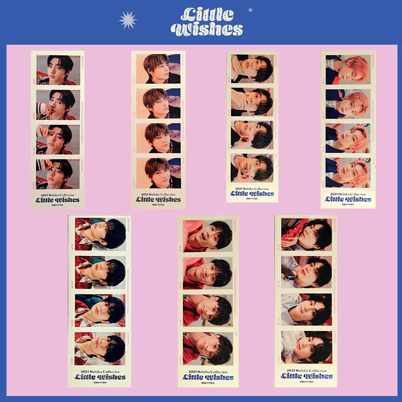7pcs/set Kpop Group Photocard enhypen little wishes Collection Cards Bookmark Photo Cards Postal Card LOMO Card for Fans
7pcs/set Kpop Group Photocard enhypen little wishes Collection Cards Bookmark Photo Cards Postal Card LOMO Card for Fans