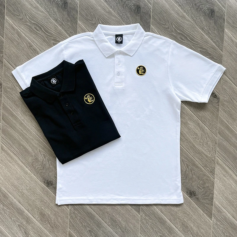 White HELLSTAR Polo Shirts Black Pure Cotton Embroidered Logo 1:1 Hellstar Men's Short Sleeves
White HELLSTAR Polo Shirts Black Pure Cotton Embroidered Logo 1:1 Hellstar Men's Short Sleeves