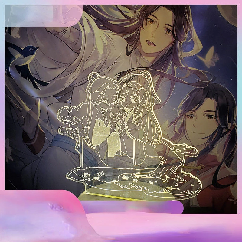 Фигурки героев аниме «ЭРА и его белая кошка», акриловые подставки для ночного освещения, украшения для детей, Tian Guan Ci Fu
Фигурки героев аниме «ЭРА и его белая кошка», акриловые подставки для ночного освещения, украшения для детей, Tian Guan Ci Fu