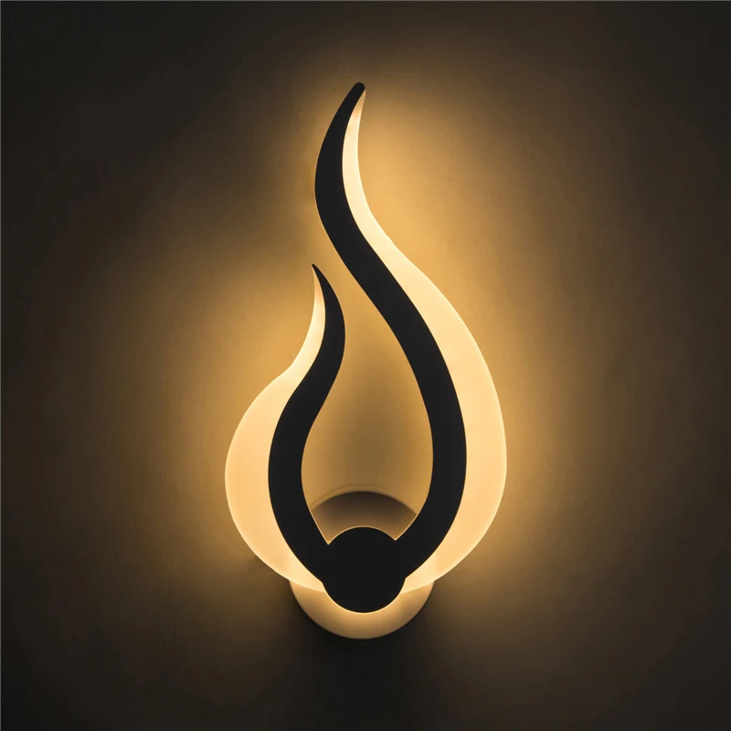 Nordic LED Fire Shaped Wall Lamp Iron Modern Decorative Stairs Acrylic Light Home Bedside Wall Lights Metal Wall Sconce Indoor L
Nordic LED Fire Shaped Wall Lamp Iron Modern Decorative Stairs Acrylic Light Home Bedside Wall Lights Metal Wall Sconce Indoor L