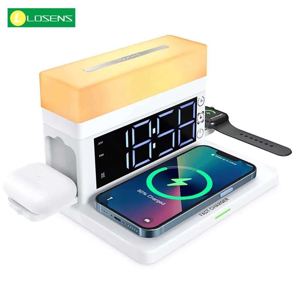 3 in 1 Wireless Charger Stand For iPhone 13 12 11 Pro Max Mini iWatch 15W Fast Charging Station For Samsung Galaxy S21/S20/S10
3 in 1 Wireless Charger Stand For iPhone 13 12 11 Pro Max Mini iWatch 15W Fast Charging Station For Samsung Galaxy S21/S20/S10