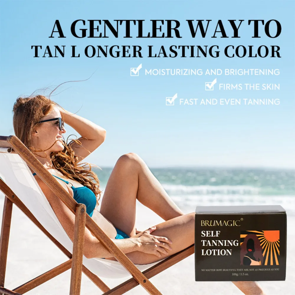 100g Tanning Cream No Sun Natural Tan Wheat Skin Summer Beach Full Body Tanning Cream Long-lasting Waterproof Body Foundation
100g Tanning Cream No Sun Natural Tan Wheat Skin Summer Beach Full Body Tanning Cream Long-lasting Waterproof Body Foundation