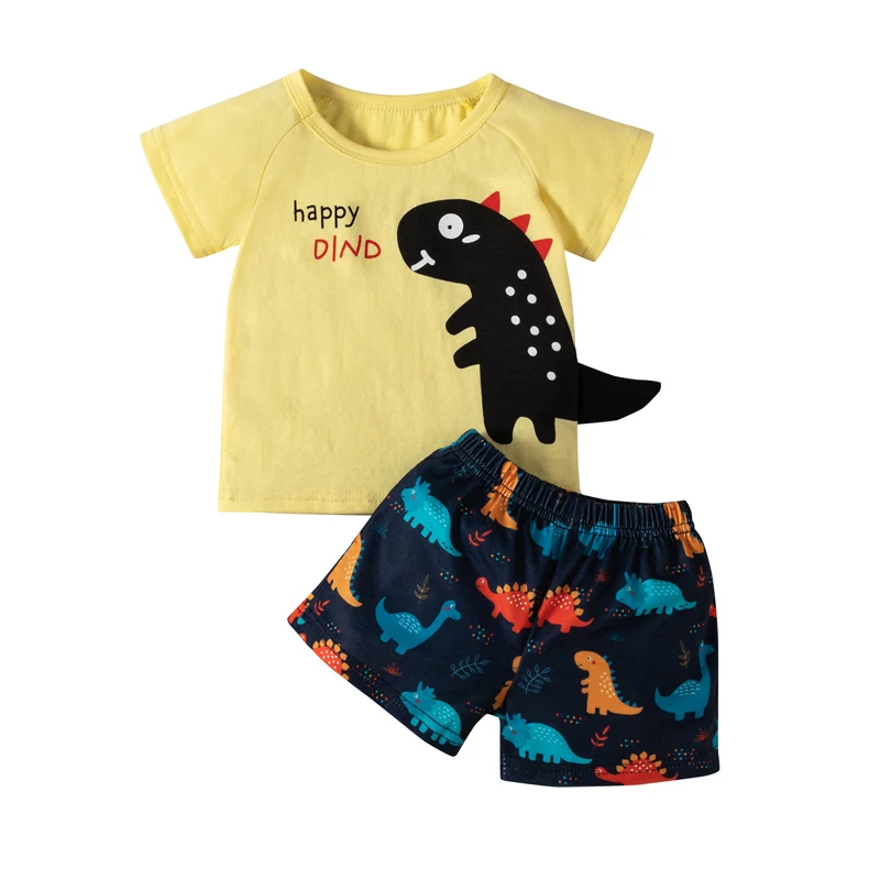 9M-4Y Baby Boys Outfits Set Cartoon Pullover T-shirts +Dinosaur Print Short Pant Two Piece Clothes Toddler Kids Summer Outwear
9M-4Y Baby Boys Outfits Set Cartoon Pullover T-shirts +Dinosaur Print Short Pant Two Piece Clothes Toddler Kids Summer Outwear