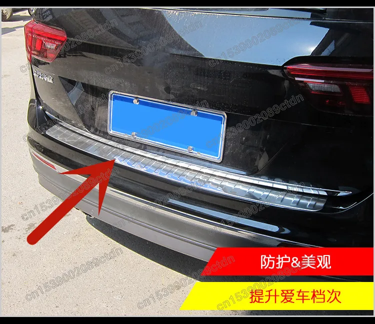 Stainless Steel Rear Bumper Protector Sill Trunk Tread Plate Trim For VW Volkswagen Tiguan mk2 2017 2018 2019 2020 2021 styling
Stainless Steel Rear Bumper Protector Sill Trunk Tread Plate Trim For VW Volkswagen Tiguan mk2 2017 2018 2019 2020 2021 styling