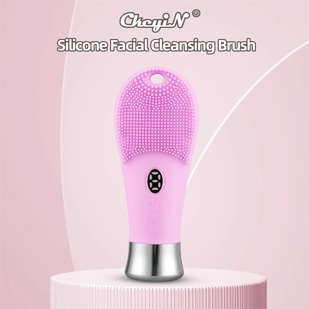 CkeyiN Mini Facial Cleansing Brush Silicone Vibrating Face Cleaner Digital Display Skin Massager Deep Pore Cleaning Machine USB
CkeyiN Mini Facial Cleansing Brush Silicone Vibrating Face Cleaner Digital Display Skin Massager Deep Pore Cleaning Machine USB