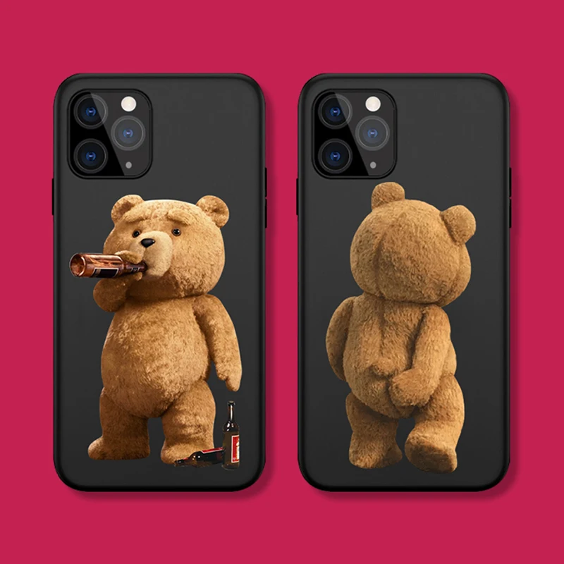 Teddy Bear Couple Cartoon Frosted Phone Case for iPhone 14 13 12 11 Pro MAX X XS Max XR Mini SE2022 6S 7 8 Plus Black Case
Teddy Bear Couple Cartoon Frosted Phone Case for iPhone 14 13 12 11 Pro MAX X XS Max XR Mini SE2022 6S 7 8 Plus Black Case