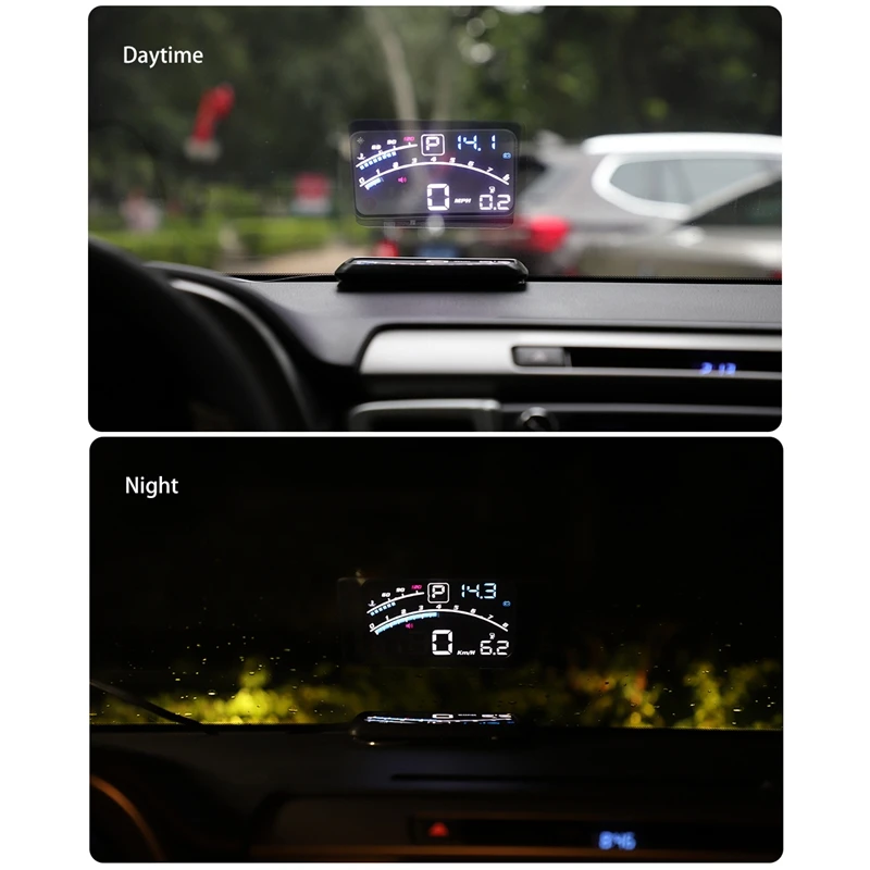 5.5Inch Windshield Projector HUD Display Head Up Display Car OBDII EUOBD Shift Reminder Water Temp. RPM KM/H MPH
5.5Inch Windshield Projector HUD Display Head Up Display Car OBDII EUOBD Shift Reminder Water Temp. RPM KM/H MPH