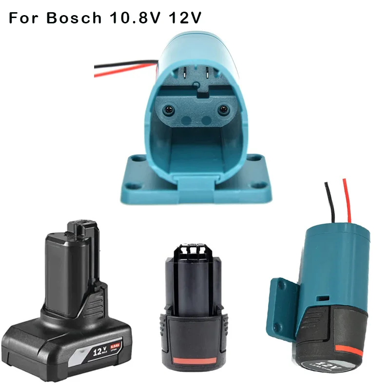 Адаптер для Bosch 10,8 в 12 В, выходной преобразователь, литиевая батарея, «сделай сам», адаптер для силовых колес, док-разъем с проводами 14AWG 
Адаптер для Bosch 10,8 в 12 В, выходной преобразователь, литиевая батарея, «сделай сам», адаптер для силовых колес, док-разъем с проводами 14AWG