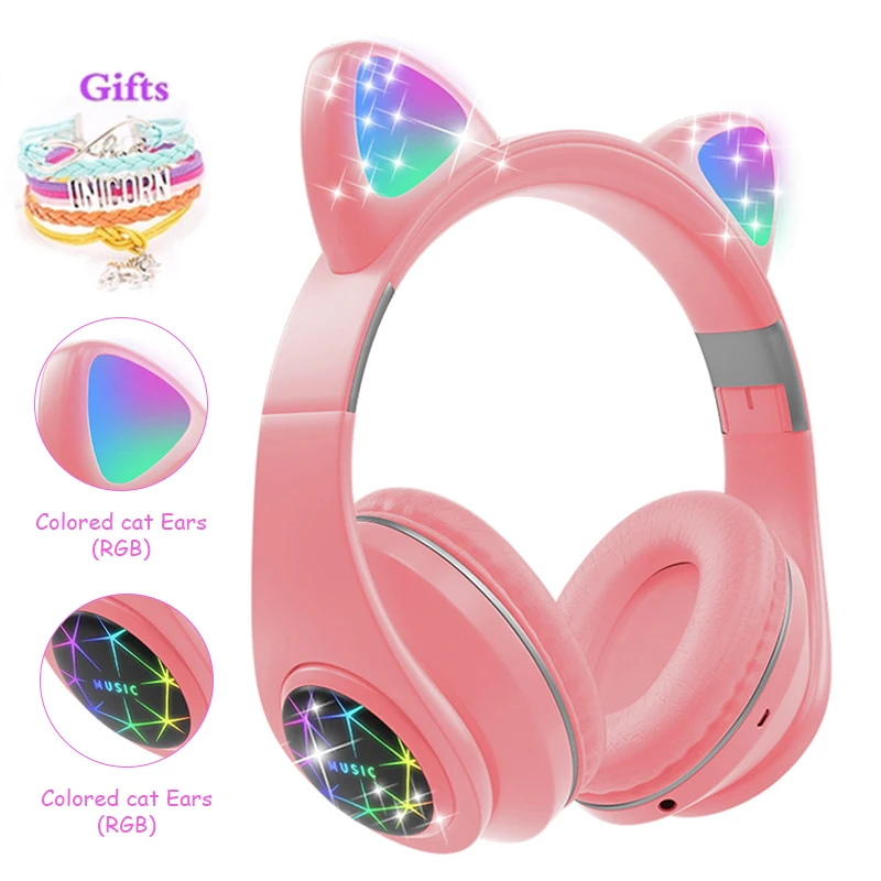 TEVR Earphones Wireless Headphones Music Stereo Blue-tooth Headphone With Mic Children Daughter fone Gamer Headset Kid Gifts
TEVR Earphones Wireless Headphones Music Stereo Blue-tooth Headphone With Mic Children Daughter fone Gamer Headset Kid Gifts