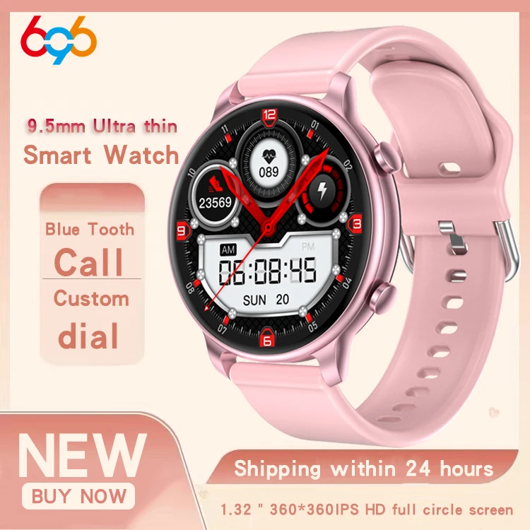 Новинка 2022, 1,32 дюйма, HD, полный круглый цветной экран, женские умные часы с синими зубьями и вызовом, спортивные водонепроницаемые умные часы...
Новинка 2022, 1,32 дюйма, HD, полный круглый цветной экран, женские умные часы с синими зубьями и вызовом, спортивные водонепроницаемые умные часы...