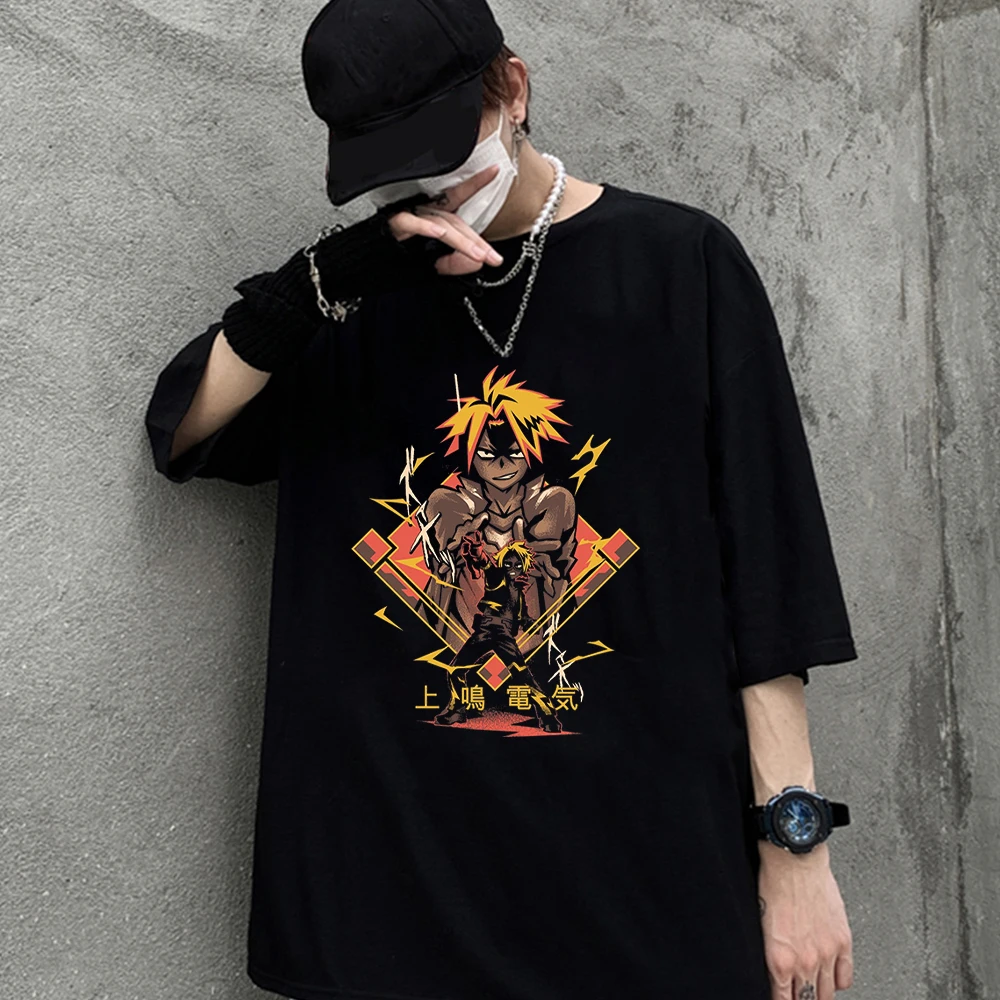 My Hero Academia Anime T-shirt Fashion Graphic Lady Summer Men Tops Short Sleeve Casual Teens Hero Denki Kaminari Anime T-shirt
My Hero Academia Anime T-shirt Fashion Graphic Lady Summer Men Tops Short Sleeve Casual Teens Hero Denki Kaminari Anime T-shirt