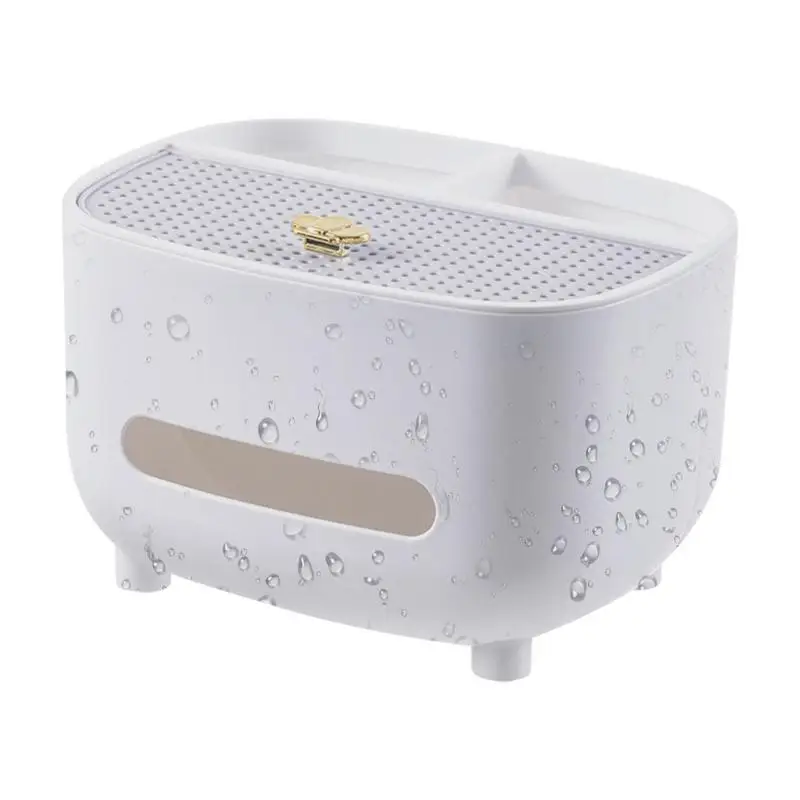 Remote Control Tissue Box Holder Desk Tissue Box Organizer Dual Layer Tissue Jewelry Box For Anti-Slip Separate Space Waterproof
Remote Control Tissue Box Holder Desk Tissue Box Organizer Dual Layer Tissue Jewelry Box For Anti-Slip Separate Space Waterproof