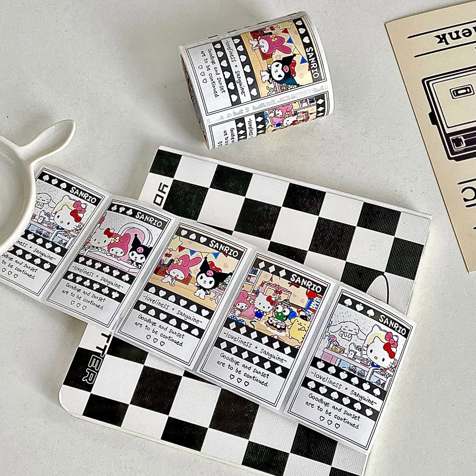 100 stickers/roll Sanrio Hello Kitty Sticker Film Decoration Sticker Gift Bag Packaging Sealing Hand Ledger Background Sticker
100 stickers/roll Sanrio Hello Kitty Sticker Film Decoration Sticker Gift Bag Packaging Sealing Hand Ledger Background Sticker