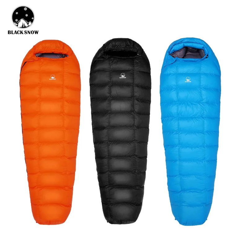 Black Snow New High Quality Goose Down Sleeping Bags Outdoor Camping Hiking Keeping Warm Adult Down Sleeping Bag
Black Snow New High Quality Goose Down Sleeping Bags Outdoor Camping Hiking Keeping Warm Adult Down Sleeping Bag