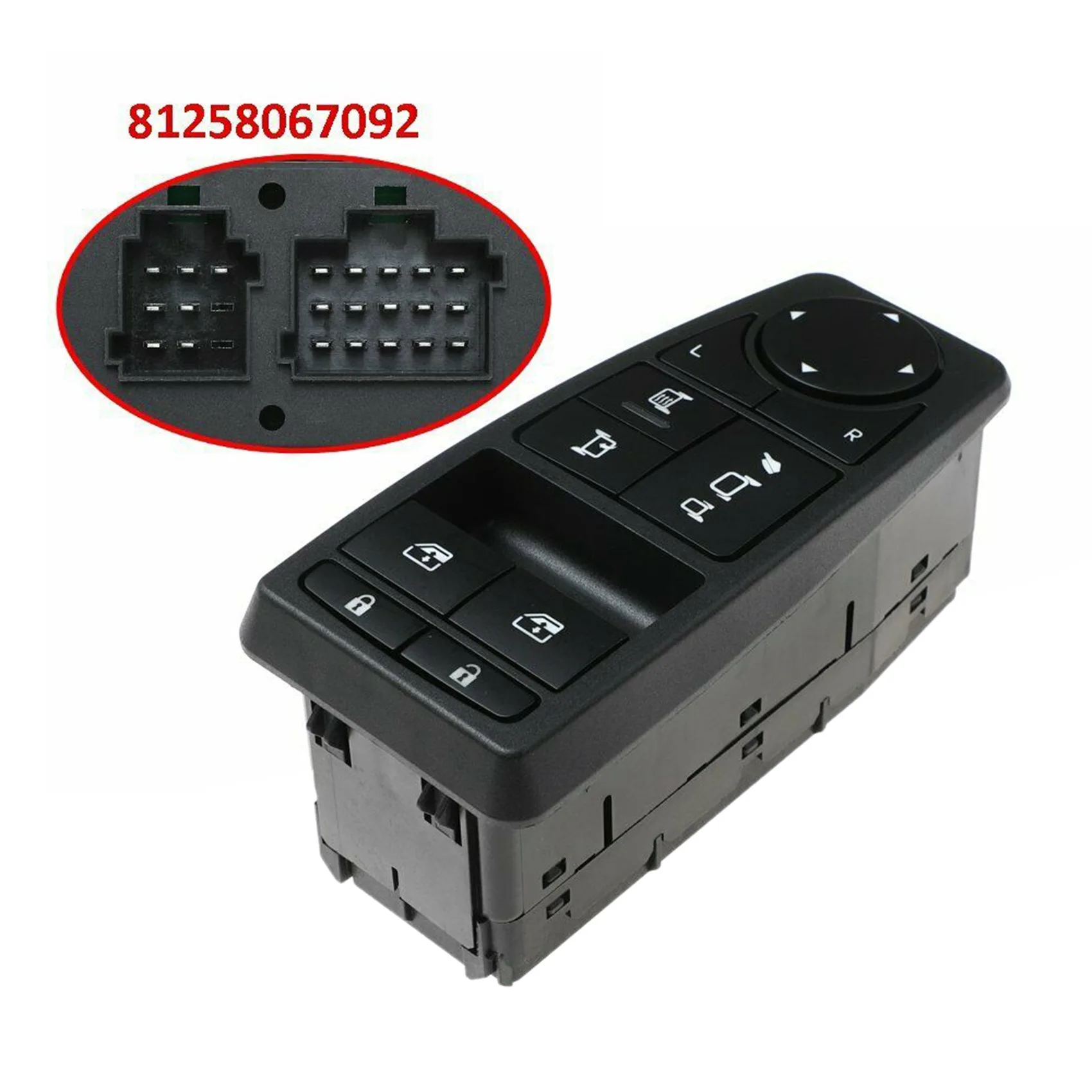 Переключатель Стеклоподъемника Master Power для MAN Truck TGL TGM TGS TGX 81258067092
Переключатель Стеклоподъемника Master Power для MAN Truck TGL TGM TGS TGX 81258067092