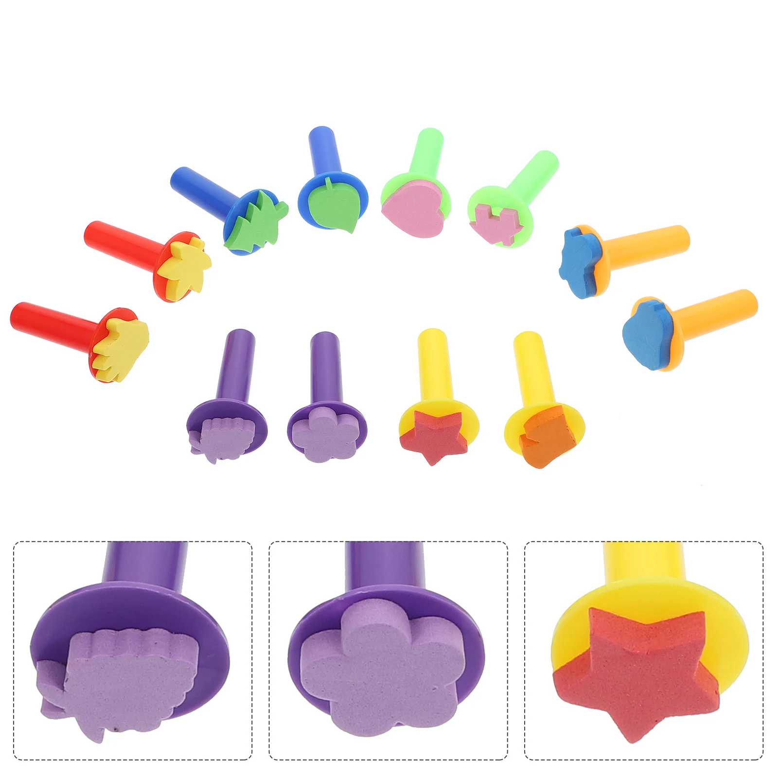 12 Pcs Rubbing Toys Scrapbook Seal Stamper Children Stampers Colorful Kids Drawing Manual DIY
12 Pcs Rubbing Toys Scrapbook Seal Stamper Children Stampers Colorful Kids Drawing Manual DIY