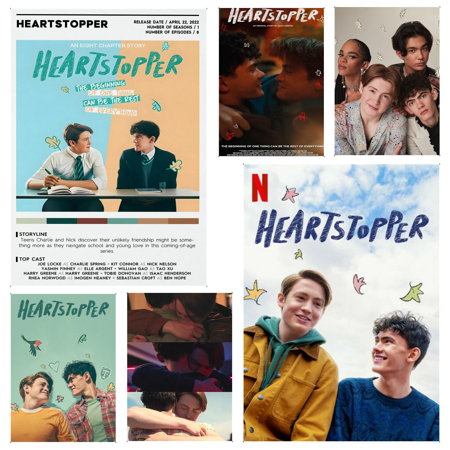 Heartstopper Movie Sticky Posters Whitepaper Sticker DIY Room Bar Cafe Stickers Wall Painting
Heartstopper Movie Sticky Posters Whitepaper Sticker DIY Room Bar Cafe Stickers Wall Painting