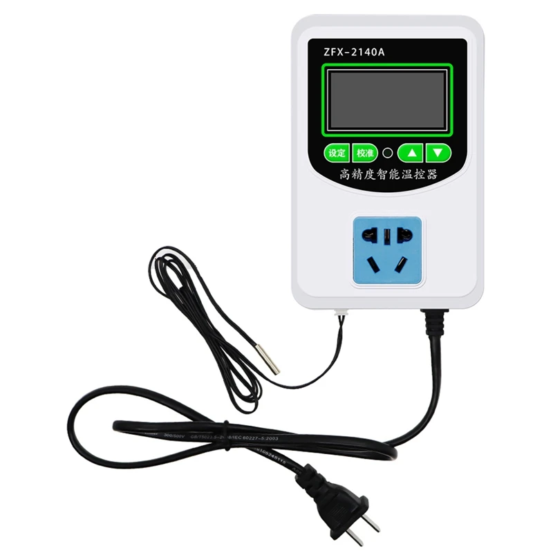 ZFX-2140A High Precision Intelligent Thermostat Temperature Controller Switch US Plug
ZFX-2140A High Precision Intelligent Thermostat Temperature Controller Switch US Plug