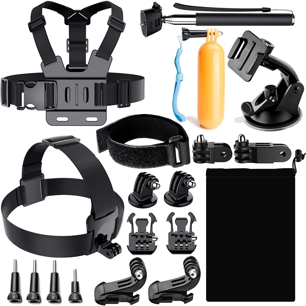 19 in 1 Action Camera Accessories Kit for GoPro Hero 11 10 9 8 7 6 5 Max Fusion for AKASO APEMAN SJCAM DBPOWER Insta360 DJI Osmo
19 in 1 Action Camera Accessories Kit for GoPro Hero 11 10 9 8 7 6 5 Max Fusion for AKASO APEMAN SJCAM DBPOWER Insta360 DJI Osmo