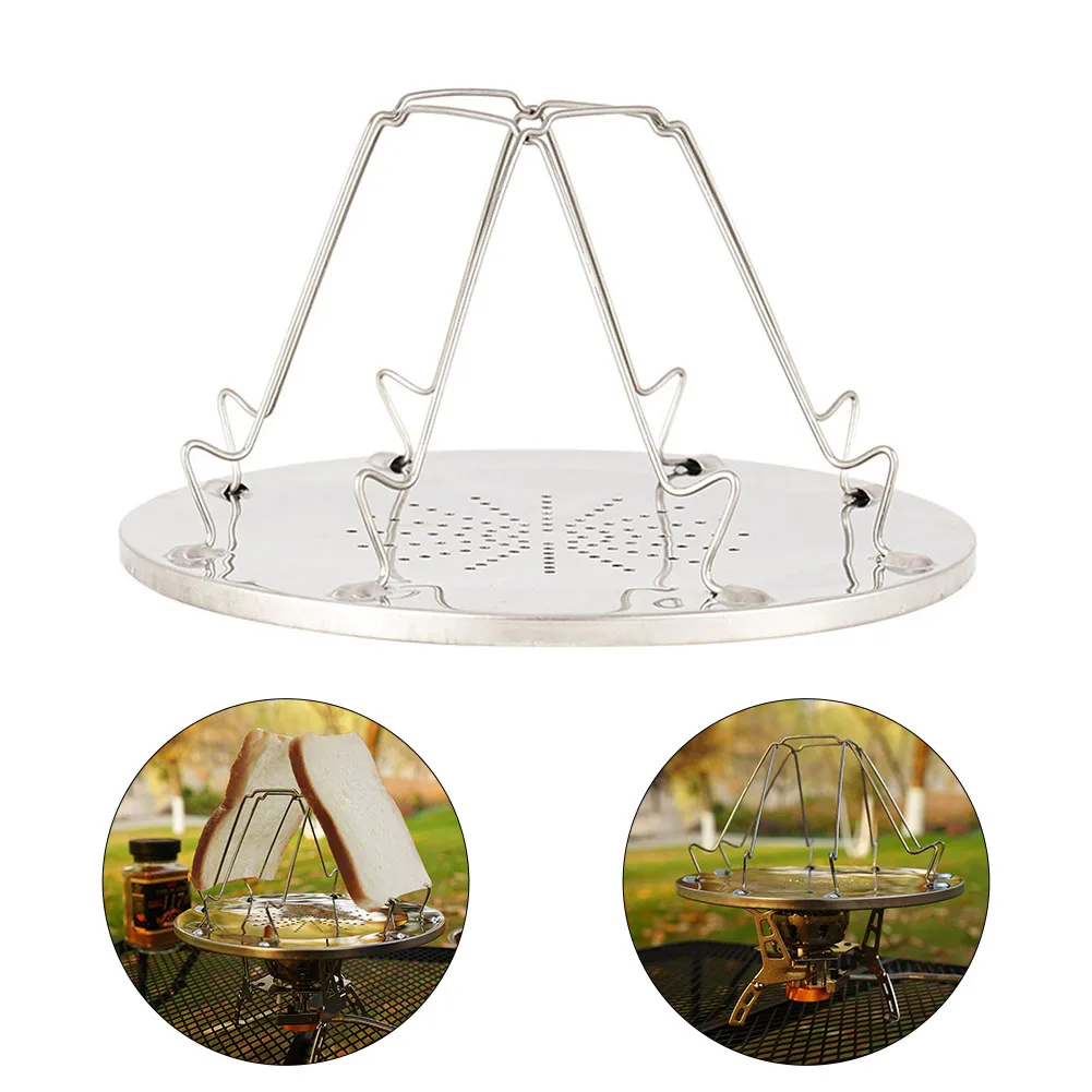 4 Slice Folding Camping Toaster Rack Portable Stainless Steel Outdoor Camping Toasters For Gas Hob Cooker Cooking Tool
4 Slice Folding Camping Toaster Rack Portable Stainless Steel Outdoor Camping Toasters For Gas Hob Cooker Cooking Tool