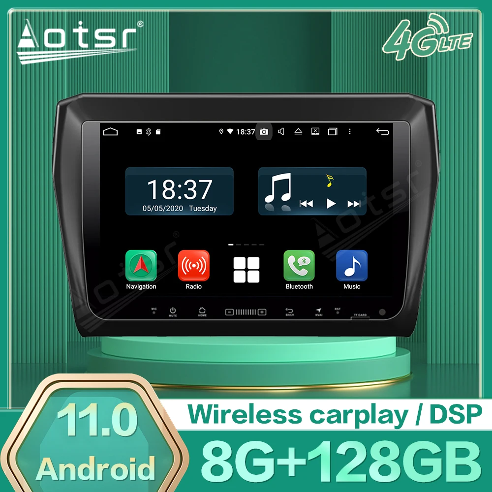 Автомобильный мультимедийный Android 11 автостерео плеер для Suzuki Swift 2017 2018 2019 GPS Navi Радио приемник видео аудио головное устройство
Автомобильный мультимедийный Android 11 автостерео плеер для Suzuki Swift 2017 2018 2019 GPS Navi Радио приемник видео аудио головное устройство