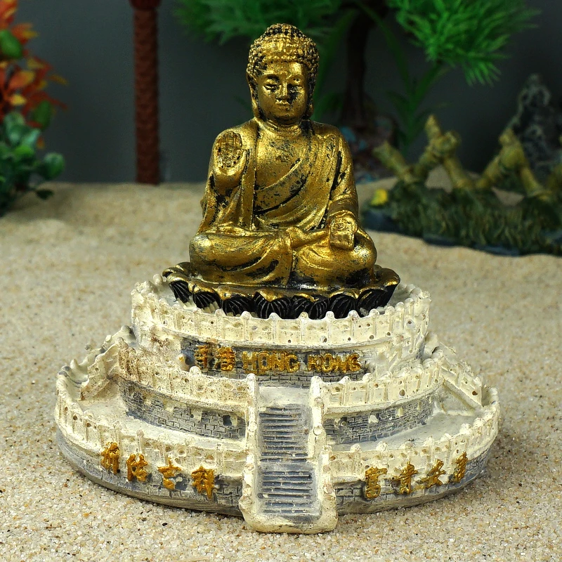 

resin figure mental psychological sand table game box court therapy Hong Kong Giant Buddha