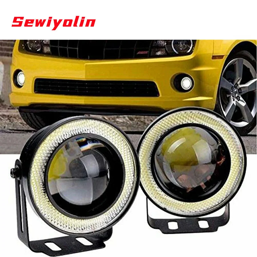 Car LED Fog Light For Cars White Angel Eyes Halo Ring 3.5 Inch 12V 6000K IP68 Round Clear Lens Projector
Car LED Fog Light For Cars White Angel Eyes Halo Ring 3.5 Inch 12V 6000K IP68 Round Clear Lens Projector