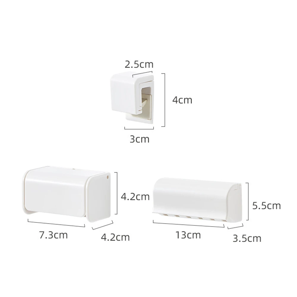 Wall Mounted Toothbrush Toothpaste Holder Punch Free Toothbrush Portable Lightwe Storage Rack for Home Bathroom Hanging Holder
Wall Mounted Toothbrush Toothpaste Holder Punch Free Toothbrush Portable Lightwe Storage Rack for Home Bathroom Hanging Holder