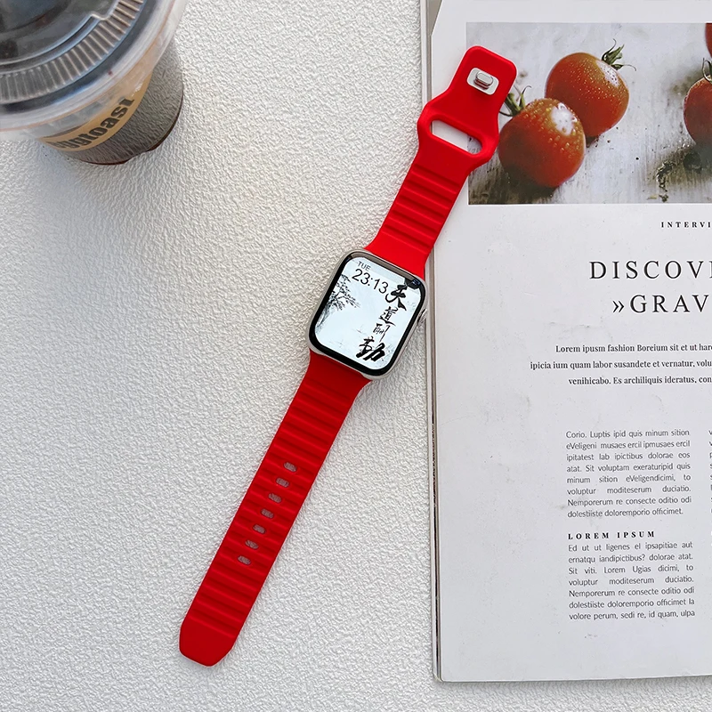 Sport Silicone strap for Apple Watch SE Series 7 6 5 4 3 44mm 42mm Soft Tpu Transparent Bracelet IWatch 38 40mm Accessories band
Sport Silicone strap for Apple Watch SE Series 7 6 5 4 3 44mm 42mm Soft Tpu Transparent Bracelet IWatch 38 40mm Accessories band