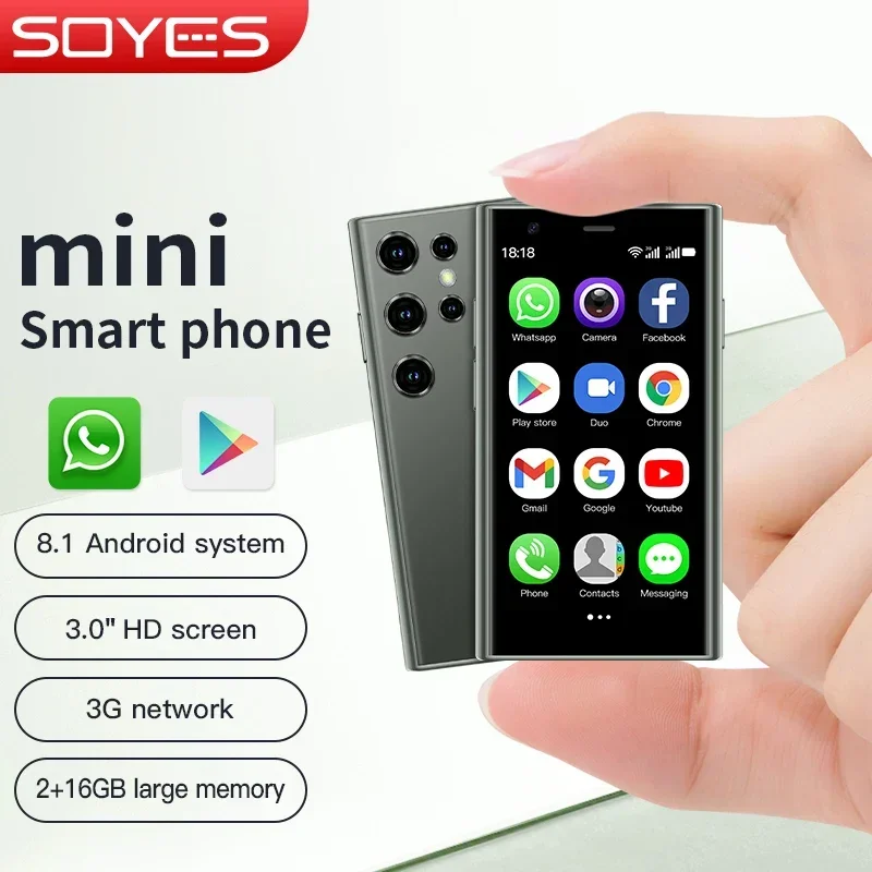 SOYES Global S23 Mini Смартфон с 5,5-дюймовым дисплеем, четырёхъядерным процессором, двумя слотами для Sim-карт
SOYES Global S23 Mini Смартфон с 5,5-дюймовым дисплеем, четырёхъядерным процессором, двумя слотами для Sim-карт