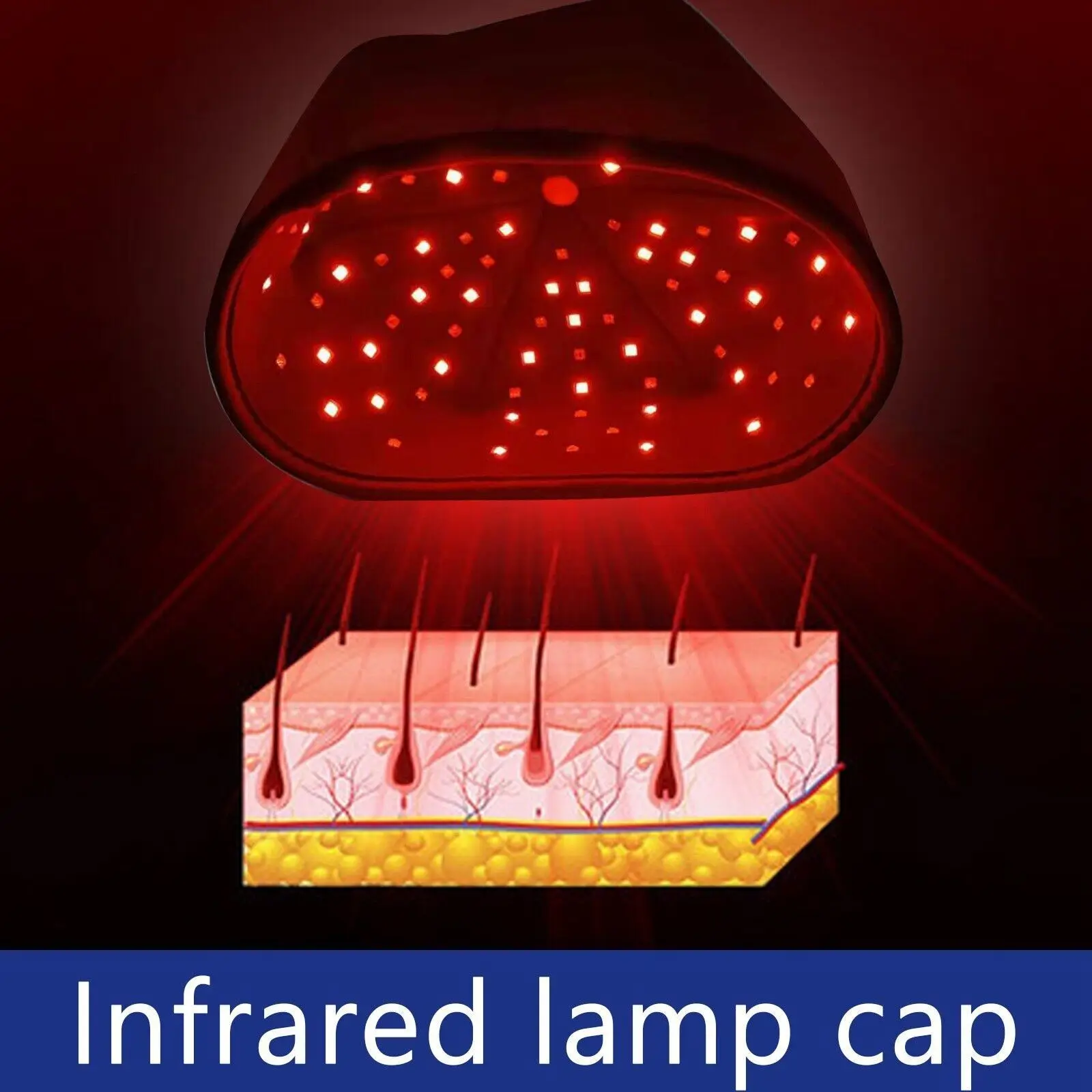 Treatments Anti Hair Loss Hair Treatment Hat Black LED Therapy Hat Near Infrared Red Light Therapy Cap Hair Regrowth
Treatments Anti Hair Loss Hair Treatment Hat Black LED Therapy Hat Near Infrared Red Light Therapy Cap Hair Regrowth