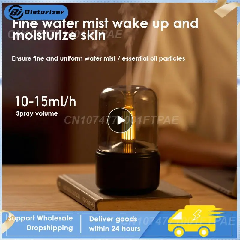 Oil Diffuser 120ml Usb Candlelight Humidifier Portable Water Mist Mute Sprayer Mini Night Light Humidifier Ultrasonic
Oil Diffuser 120ml Usb Candlelight Humidifier Portable Water Mist Mute Sprayer Mini Night Light Humidifier Ultrasonic