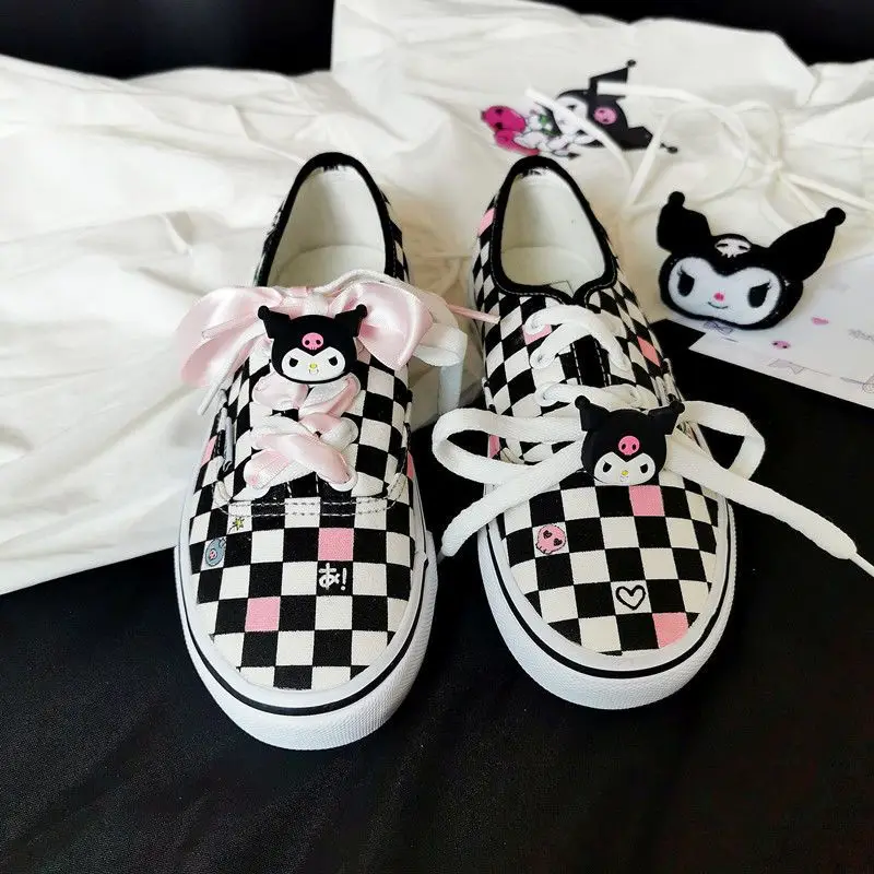 Sanrio Kuromi Kawaii Cute Cartoon Casual Shoes Anime Flat Shoes Girl Thick Base Graffiti Jk Non Slip Sneakers Birthday Gift
Sanrio Kuromi Kawaii Cute Cartoon Casual Shoes Anime Flat Shoes Girl Thick Base Graffiti Jk Non Slip Sneakers Birthday Gift