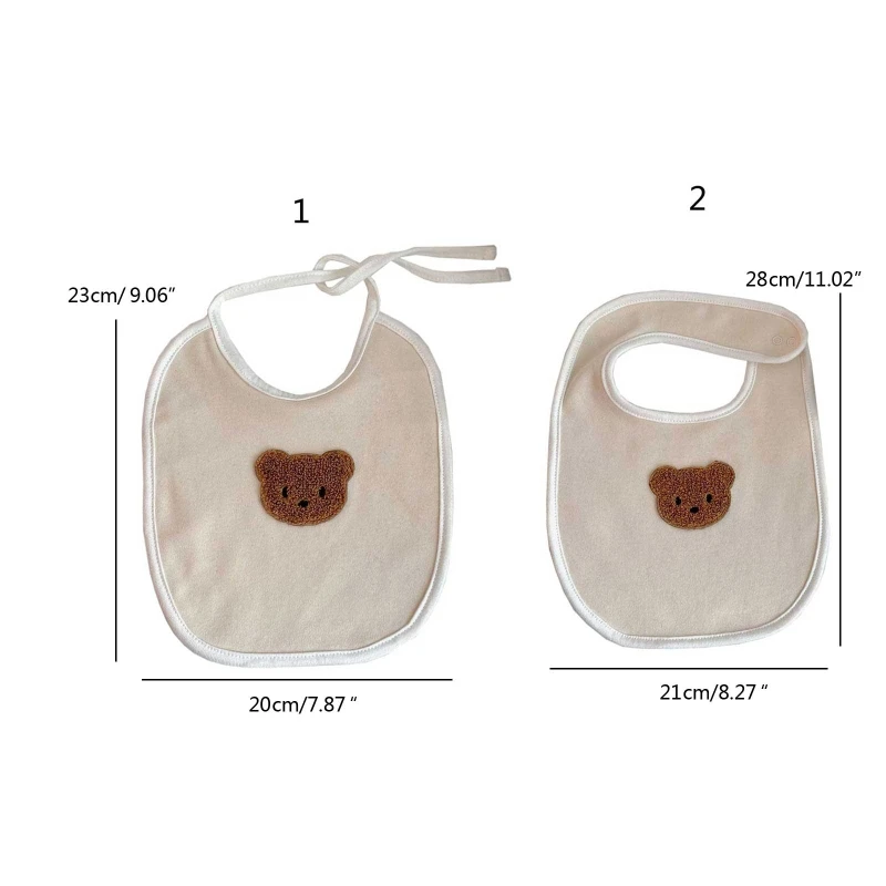 Baby Bear Embroidered Feeding Bib Scarf Decoration Soft Cotton Newborn Saliva Towel Infants Burp Cloth Washcloth
Baby Bear Embroidered Feeding Bib Scarf Decoration Soft Cotton Newborn Saliva Towel Infants Burp Cloth Washcloth