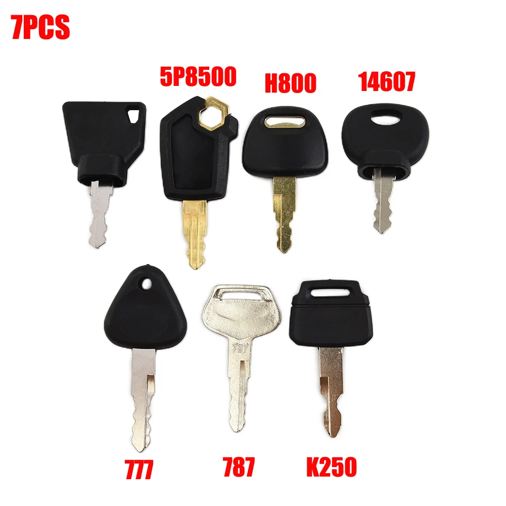 7Pcs Ignition Key Construction Machine Keys 14607 5P8500 K250 H800 787 777 For JCB For Volvo Tractor Auto Replacement Parts
7Pcs Ignition Key Construction Machine Keys 14607 5P8500 K250 H800 787 777 For JCB For Volvo Tractor Auto Replacement Parts