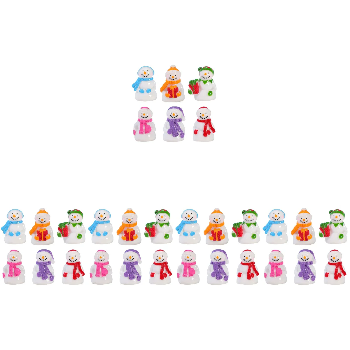 30 Mini Fairy Snowman Figurines Christmas Small Craft Landscaping Ornament Mixed Style
30 Mini Fairy Snowman Figurines Christmas Small Craft Landscaping Ornament Mixed Style
