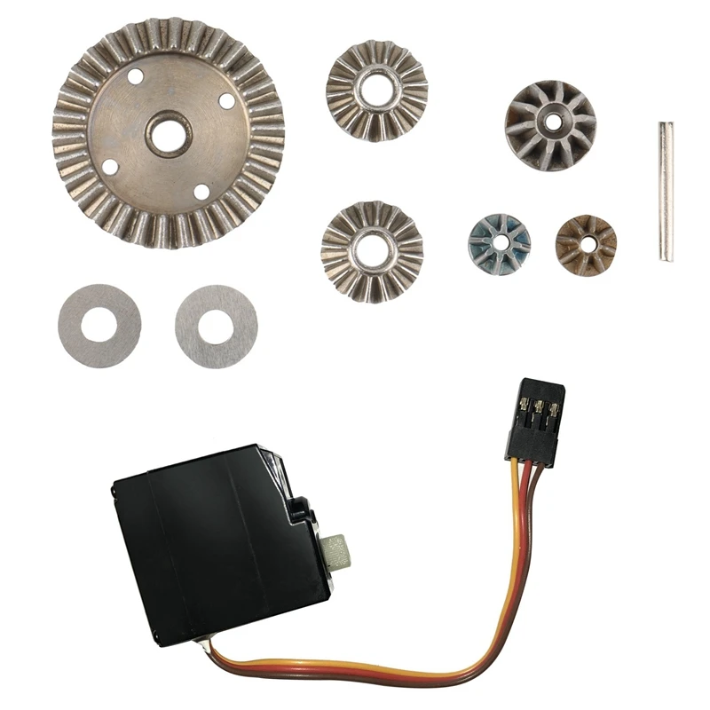2 Set RC Car Part: 1 Pcs 3 Wire Brushless Servo & 1 Set Metal Differential Driving Gears
2 Set RC Car Part: 1 Pcs 3 Wire Brushless Servo & 1 Set Metal Differential Driving Gears