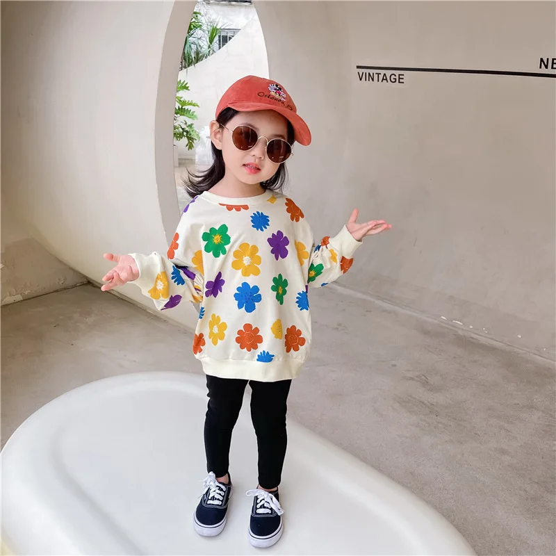 For Spring Loose Flower Shirt Style Autumn Cute Clothing Style Children Korean Girl Children Casual Hoodie Pullover Kids Sweet
For Spring Loose Flower Shirt Style Autumn Cute Clothing Style Children Korean Girl Children Casual Hoodie Pullover Kids Sweet